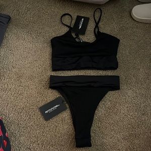 Black bathing suit